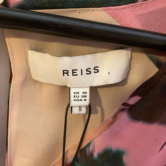 NWT Reiss Josephine Floral printed mini dress - Picture 7 of 8